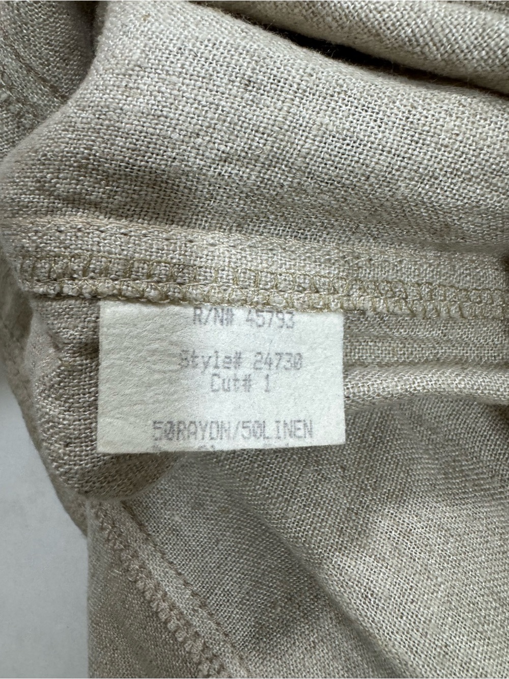 Jan Barboglio Off Shoulder Ruffle Linen Dress - Picture 5 of 9